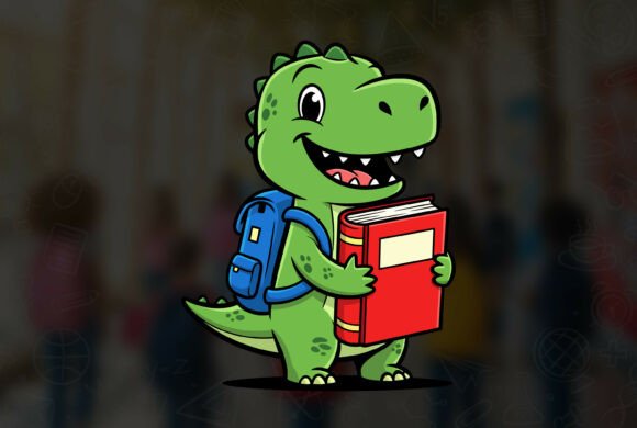 9 Dinosaur Back to School Vector Design: A Creative Solution for Educational Merchandise