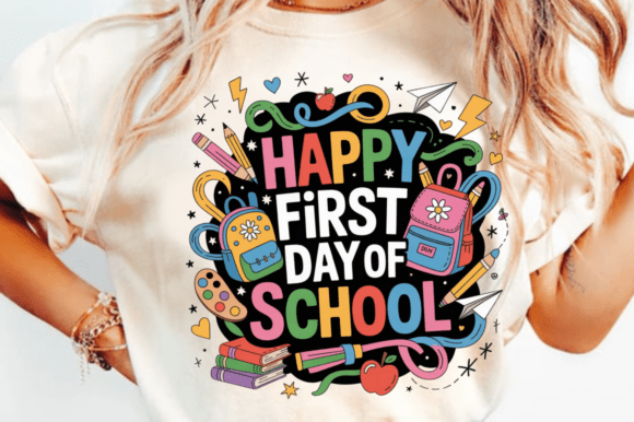Back to School PNG and First Day PNG T-Shirt Designs: A Creative Guide for Custom Merchandise