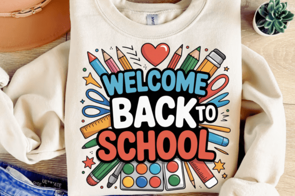 Back to School PNG, Watercolor PNG: A Versatile Digital Asset for Creative Projects