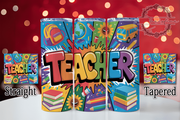Back-to-School Teacher Tumbler Wrap: A Stylish Addition to Your Drinkware Projects