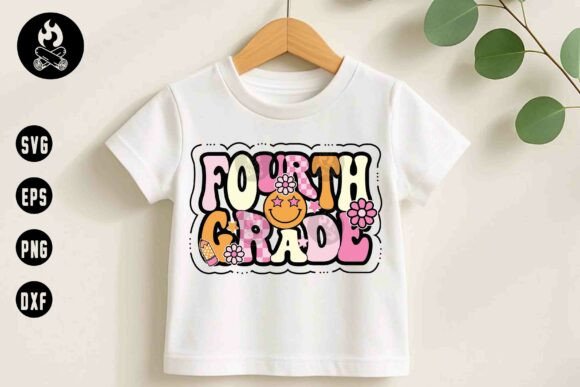 Fourth Grade SVG Groovy Back to School: A Creative Resource for Educators and Craft Enthusiasts