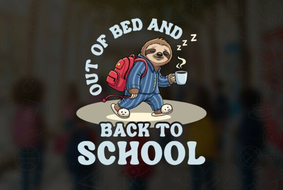 Out of Bed and Back to School T Shirt