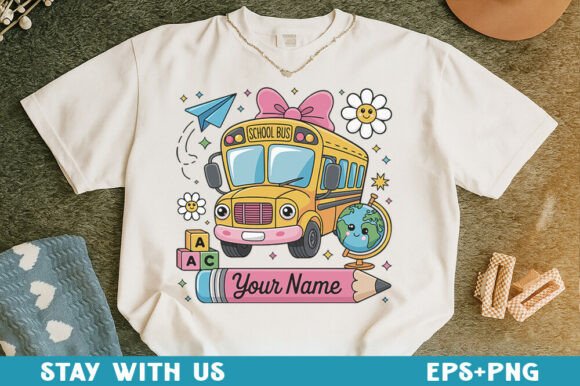 Personalized Back to School T-Shirt PNG: A Custom Design for Every Student and Educator