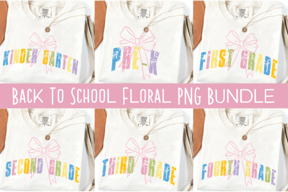 Preppy Back to School Floral Bundle PNG: A Digital Asset for Creative Professionals and Entrepreneurs