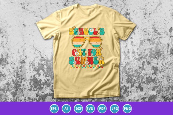 Retro Back to School Shirt Design