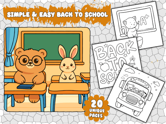 Simple Back to School Coloring Pages: A Creative Way to Welcome the New Academic Year
