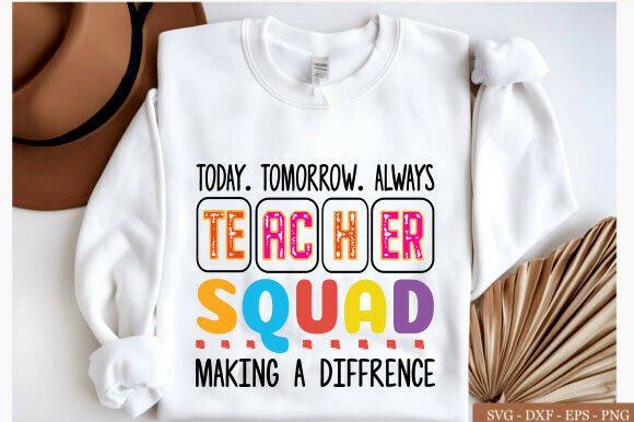 Teacher Squad PNG, Back to School SVG: A Versatile Design Resource for Creative Projects
