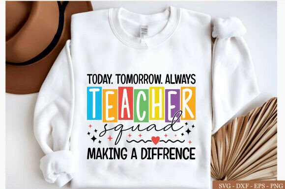 Teacher Squad SVG, Back to School PNG: A Versatile Digital Asset for Creative Projects