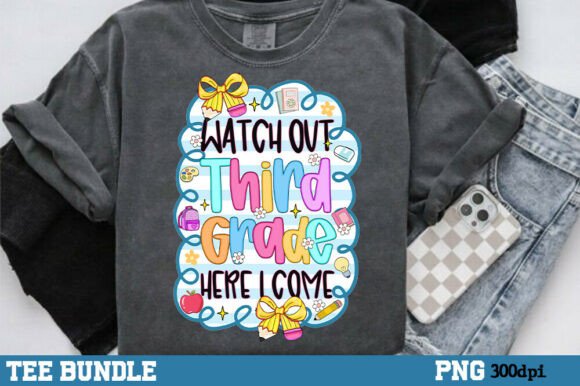 Watch Out Third Grade Back to School PNG: A Versatile Design for Creative Projects